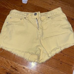 BDG Yellow Shorts